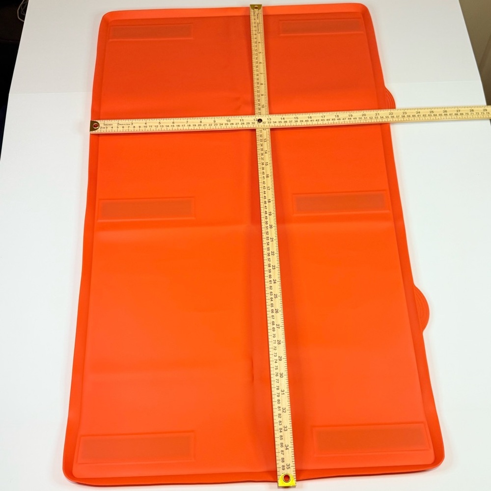 36'' Griddle Mat Food Grade Silicone Grill Cover for Blackstone Barbecue Orange - Picture 8 of 8